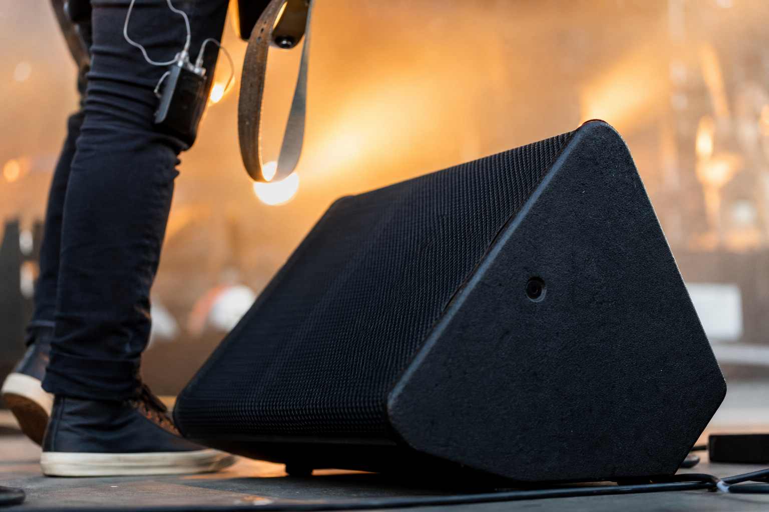 Retour de scène et système in-ear pour musiciens sur scène